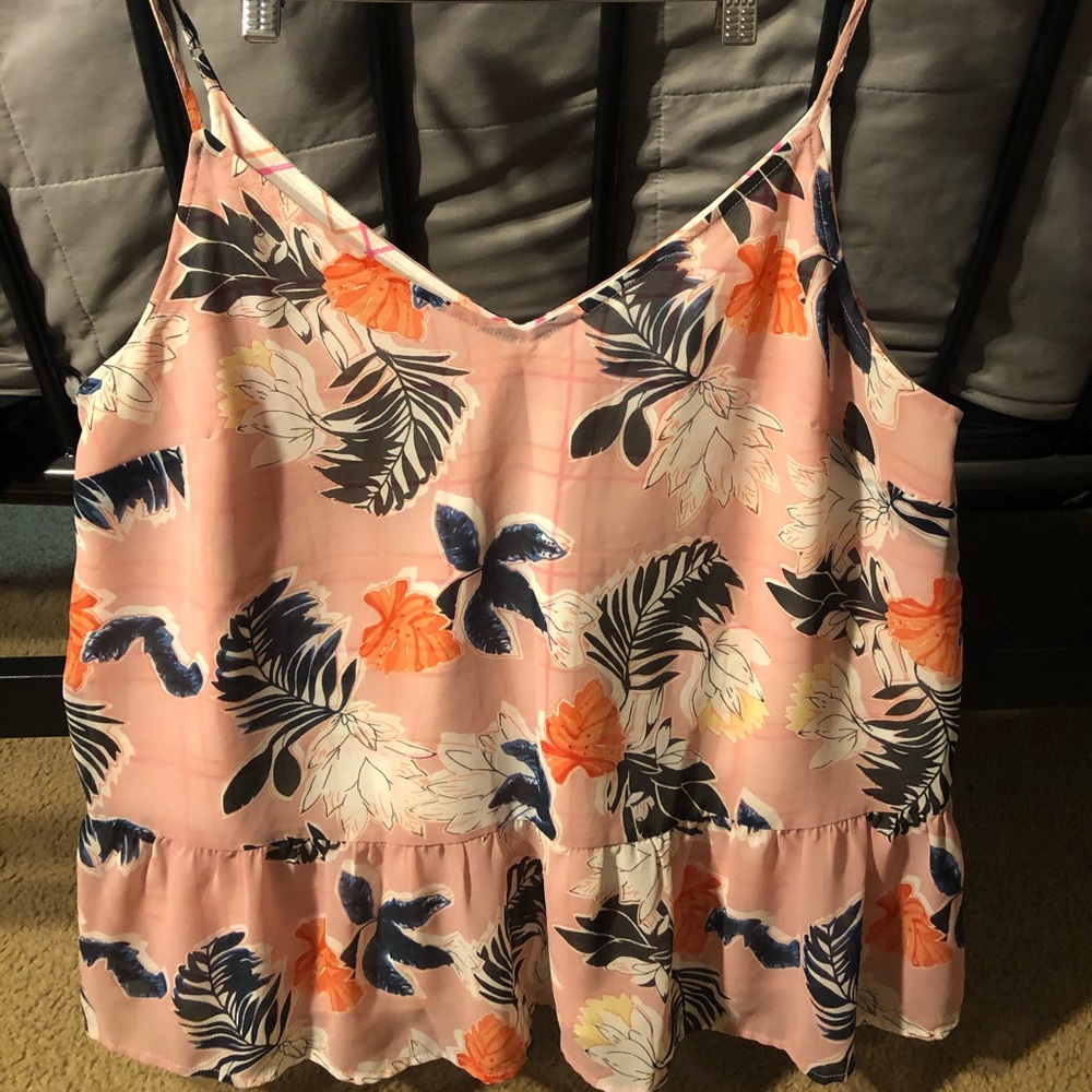 Flower tank top